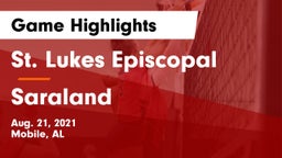 St. Lukes Episcopal  vs Saraland Game Highlights - Aug. 21, 2021