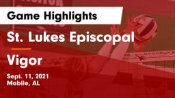 St. Lukes Episcopal  vs Vigor Game Highlights - Sept. 11, 2021