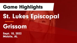 St. Lukes Episcopal  vs Grissom Game Highlights - Sept. 10, 2022