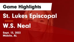 St. Lukes Episcopal  vs W.S. Neal Game Highlights - Sept. 13, 2022