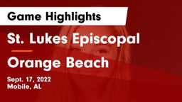 St. Lukes Episcopal  vs Orange Beach Game Highlights - Sept. 17, 2022