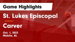 St. Lukes Episcopal  vs Carver Game Highlights - Oct. 1, 2022