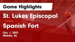 St. Lukes Episcopal  vs Spanish Fort  Game Highlights - Oct. 1, 2022