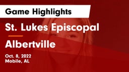 St. Lukes Episcopal  vs Albertville Game Highlights - Oct. 8, 2022