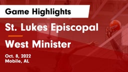 St. Lukes Episcopal  vs West Minister Game Highlights - Oct. 8, 2022