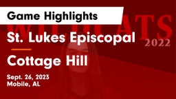 St. Lukes Episcopal  vs Cottage Hill Game Highlights - Sept. 26, 2023