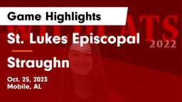 St. Lukes Episcopal  vs Straughn Game Highlights - Oct. 25, 2023