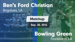 Matchup: Ben's Ford Christian vs. Bowling Green  2016