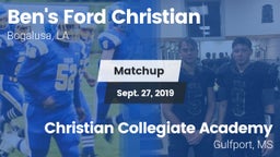Matchup: Ben's Ford Christian vs. Christian Collegiate Academy  2019
