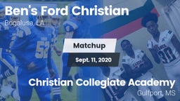 Matchup: Ben's Ford Christian vs. Christian Collegiate Academy  2020
