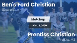 Matchup: Ben's Ford Christian vs. Prentiss Christian  2020