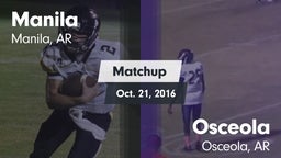 Matchup: Manila vs. Osceola  2016