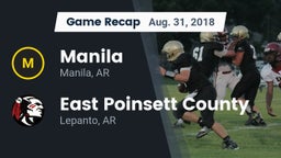 Recap: Manila  vs. East Poinsett County  2018