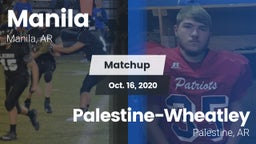 Matchup: Manila vs. Palestine-Wheatley  2020