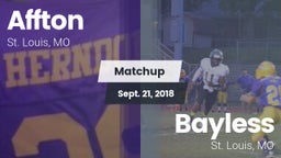 Matchup: Affton vs. Bayless  2018