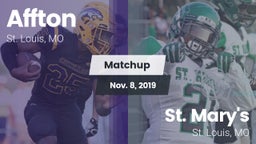 Matchup: Affton vs. St. Mary's  2019