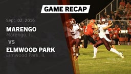 Recap: Marengo  vs. Elmwood Park  2016