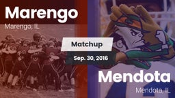 Matchup: Marengo vs. Mendota  2016