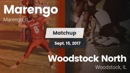 Matchup: Marengo vs. Woodstock North  2017