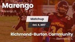 Matchup: Marengo vs. Richmond-Burton Community  2017