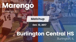 Matchup: Marengo vs. Burlington Central HS 2017