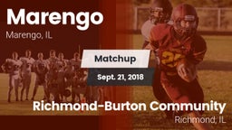 Matchup: Marengo vs. Richmond-Burton Community  2018