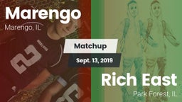 Matchup: Marengo vs. Rich East  2019