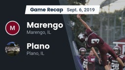 Recap: Marengo  vs. Plano  2019