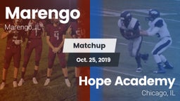 Matchup: Marengo vs. Hope Academy  2019