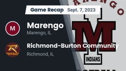 Recap: Marengo  vs. Richmond-Burton Community  2023