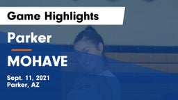 Parker  vs MOHAVE  Game Highlights - Sept. 11, 2021
