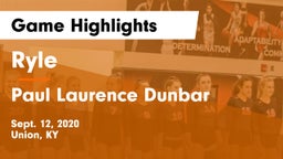 Ryle  vs Paul Laurence Dunbar  Game Highlights - Sept. 12, 2020