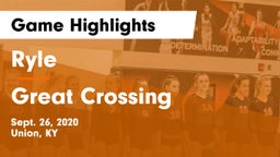 Ryle  vs Great Crossing  Game Highlights - Sept. 26, 2020