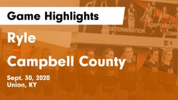 Ryle  vs Campbell County Game Highlights - Sept. 30, 2020