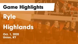 Ryle  vs Highlands  Game Highlights - Oct. 1, 2020