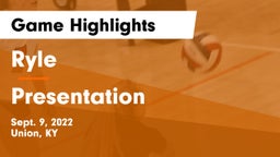 Ryle  vs Presentation Game Highlights - Sept. 9, 2022