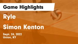 Ryle  vs Simon Kenton  Game Highlights - Sept. 24, 2022