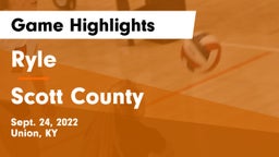 Ryle  vs Scott County  Game Highlights - Sept. 24, 2022
