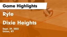 Ryle  vs Dixie Heights  Game Highlights - Sept. 29, 2022
