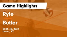 Ryle  vs Butler  Game Highlights - Sept. 30, 2022