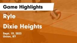 Ryle  vs Dixie Heights  Game Highlights - Sept. 19, 2023