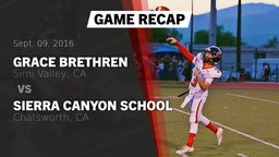 Recap: Grace Brethren  vs. Sierra Canyon School 2016