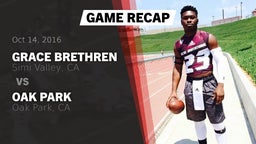 Recap: Grace Brethren  vs. Oak Park  2016