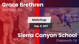 Matchup: Grace Brethren High vs. Sierra Canyon School 2017