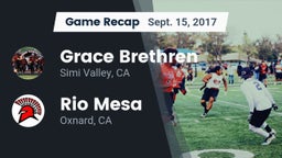 Recap: Grace Brethren  vs. Rio Mesa  2017