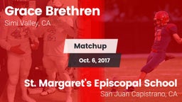 Matchup: Grace Brethren High vs. St. Margaret's Episcopal School 2017