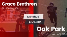 Matchup: Grace Brethren  vs. Oak Park  2017