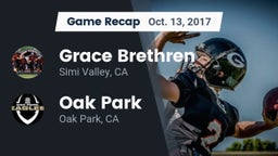 Recap: Grace Brethren  vs. Oak Park  2017