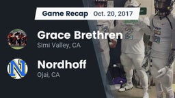 Recap: Grace Brethren  vs. Nordhoff  2017