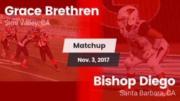 Matchup: Grace Brethren  vs. Bishop Diego  2017